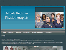 Tablet Screenshot of nicoleredmanphysio.com
